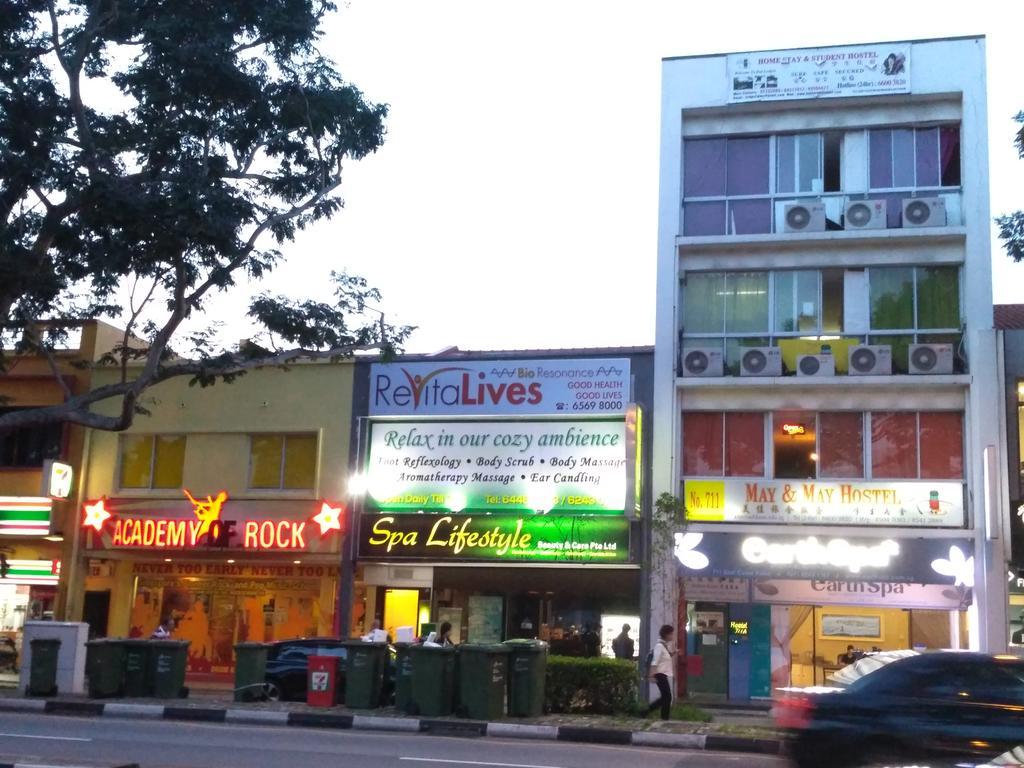 May & May Student Hostel Singapura Exterior foto